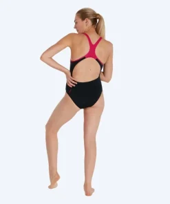 Outlet Speedo badedragt til damer - Placement Laneback - Sort/rød