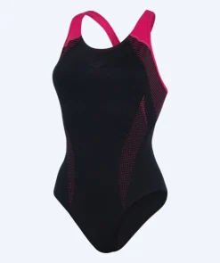 Outlet Speedo badedragt til damer - Placement Laneback - Sort/rød