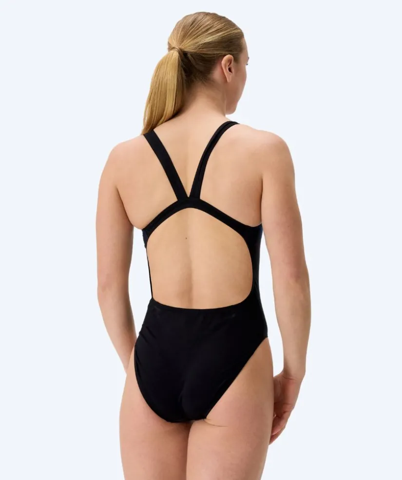 New Speedo badedragt til damer - Printed Leaderback - Sort/pink