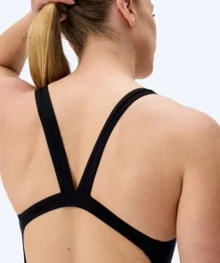 New Speedo badedragt til damer - Printed Leaderback - Sort/pink