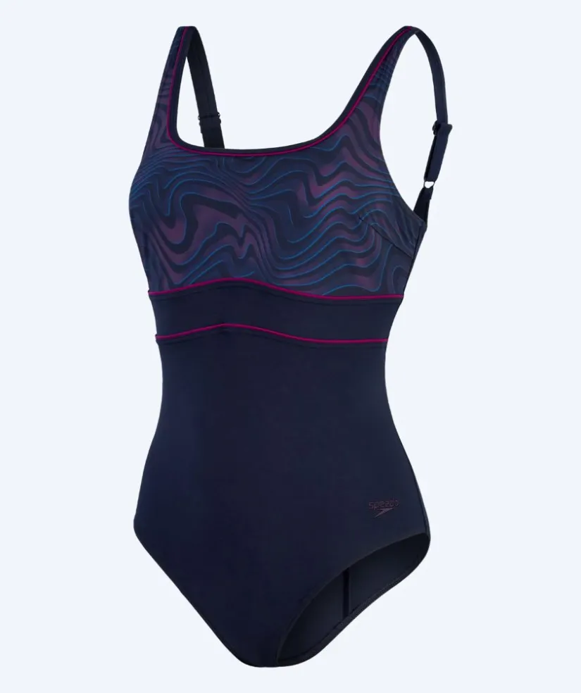 Discount Speedo badedragt til damer - Shaping ContourEclipse - Mørkeblå