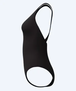 Clearance Speedo badedragt til damer - Solid Scoop Neck - Sort