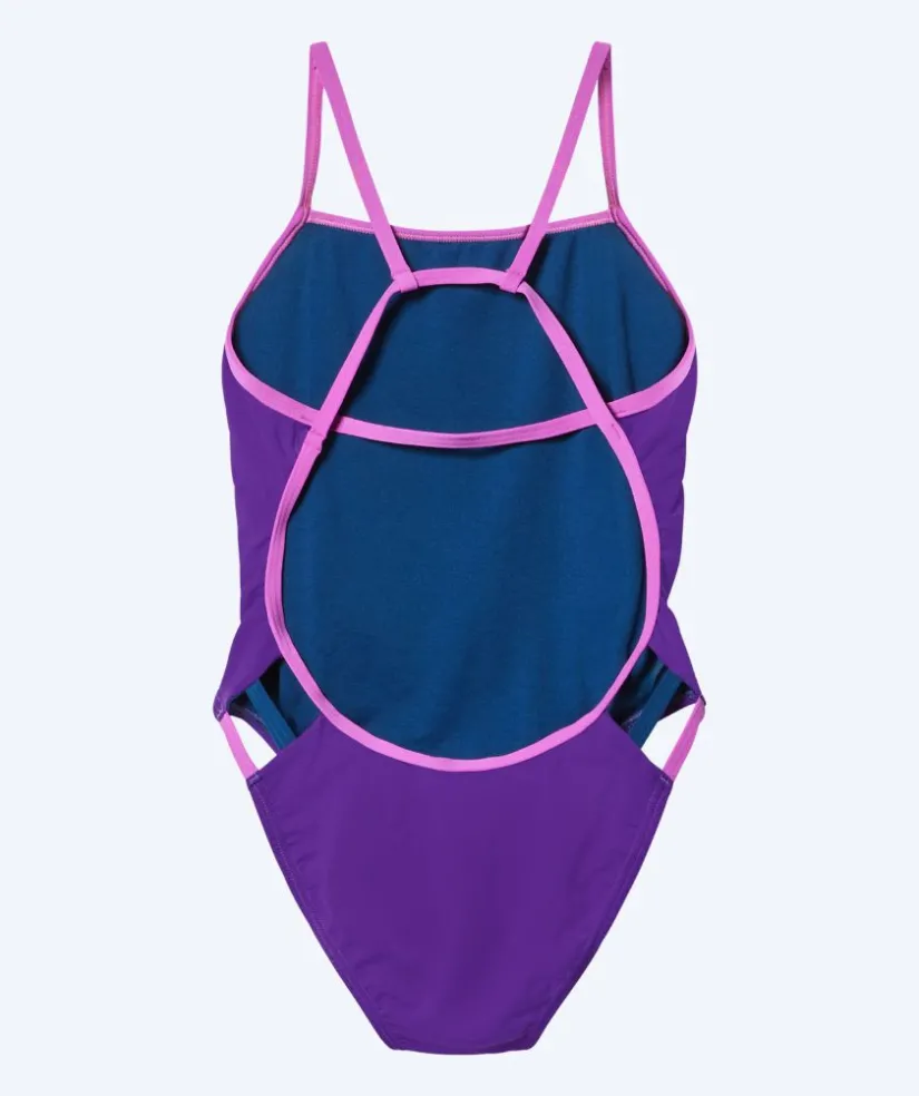 Sale Speedo badedragt til damer - Solid Tri Back - Lilla/lyserød