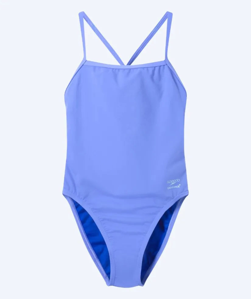 Sale Speedo badedragt til damer - Solid V-Back 2.0 - Lilla