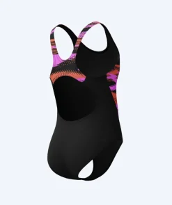 Outlet Speedo badedragt til piger - Hyperboom Splice Muscleback - Sort/pink