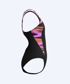 Outlet Speedo badedragt til piger - Hyperboom Splice Muscleback - Sort/pink