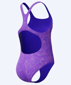 Clearance Speedo badedragt til piger - Hyperboom Allover Medalist - Lilla