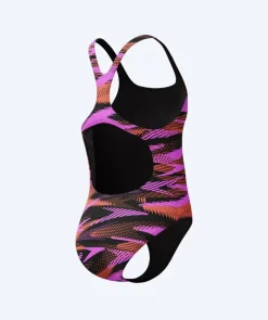 New Speedo badedragt til piger - Hyperboom Allover Medalist - Pink/orange