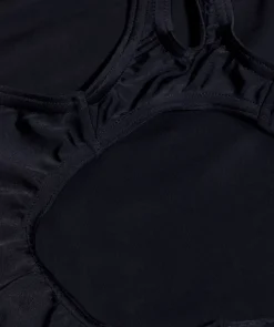 Clearance Speedo badedragt til piger - Plastisol Placement Muscleback - Sort/lilla