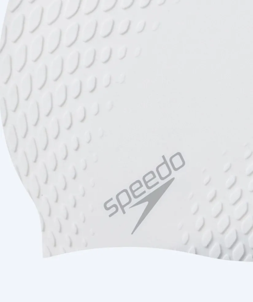 Hot Speedo badehætte - Bubble Active - Hvid
