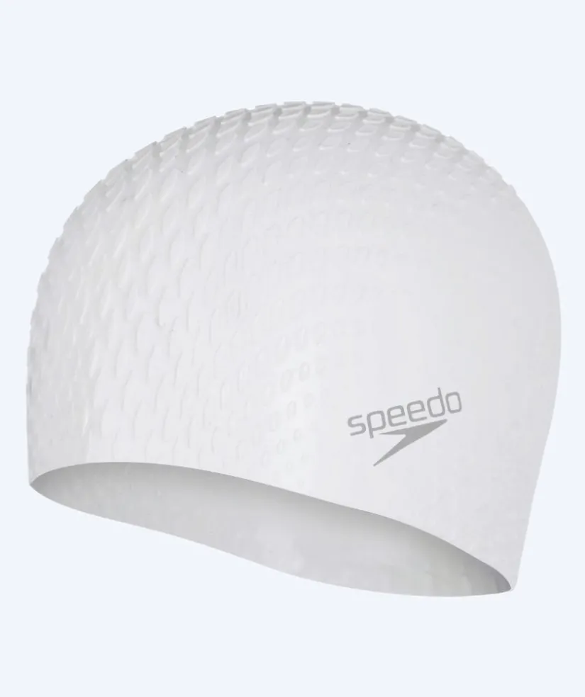 Hot Speedo badehætte - Bubble Active - Hvid