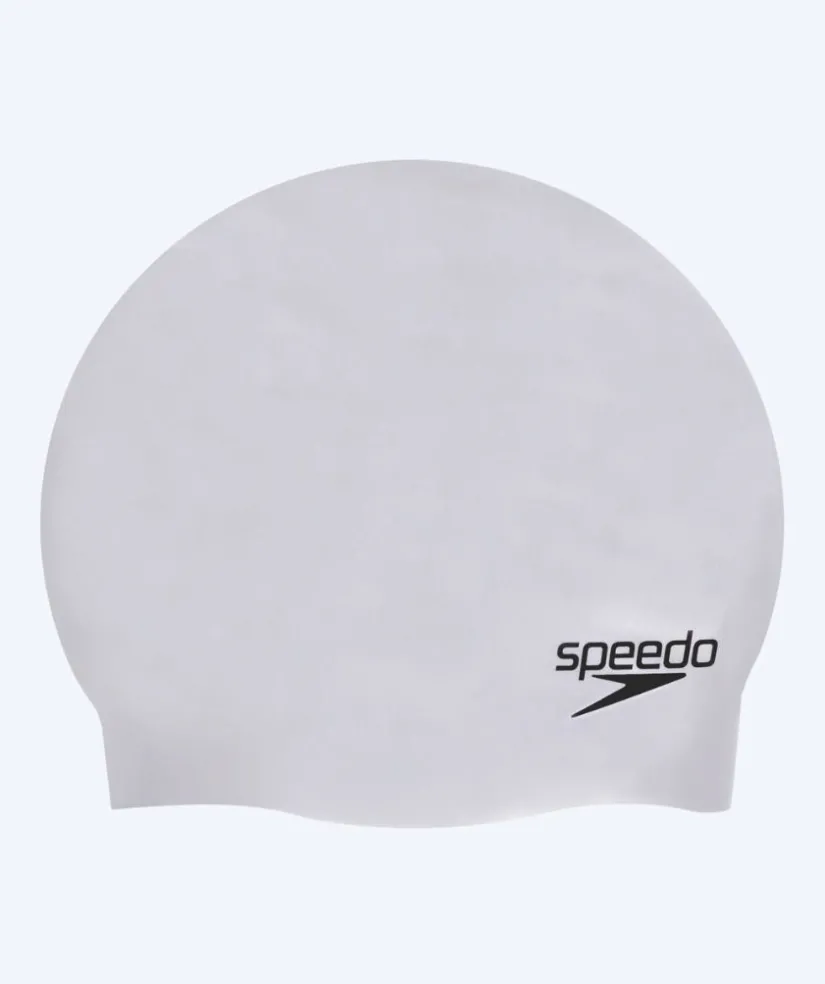 Sale Speedo badehætte - Plain Moulded - Sølv