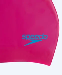 Discount Speedo badehætte til junior (6-16) - Plain - Pink/blå