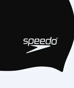 New Speedo badehætte til junior (6-16) - Plain - Sort