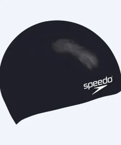 New Speedo badehætte til junior (6-16) - Plain - Sort