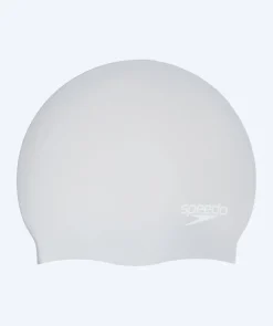 Discount Speedo badehætte til langt hår - Sølv/hvid