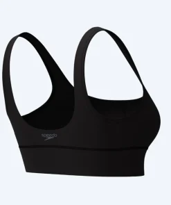 Outlet Speedo bikini top til kvinder - Solid Square Neck - Sort