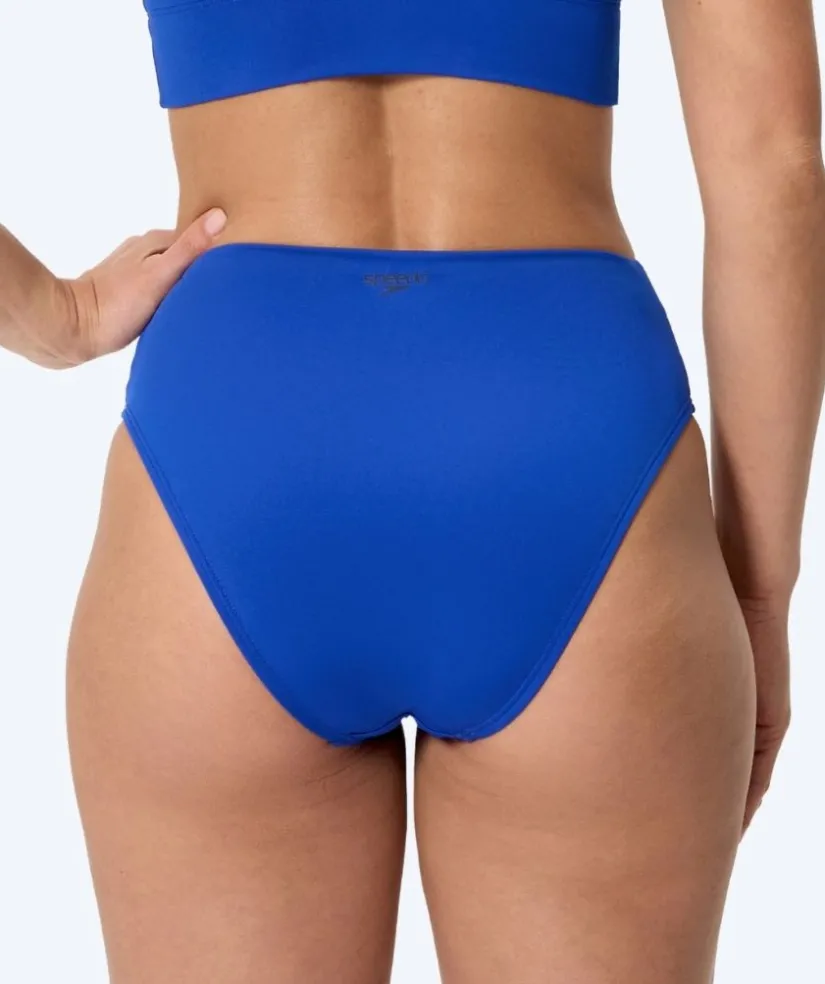 New Speedo bikini underdel til damer - Solid Cheeky - Blå