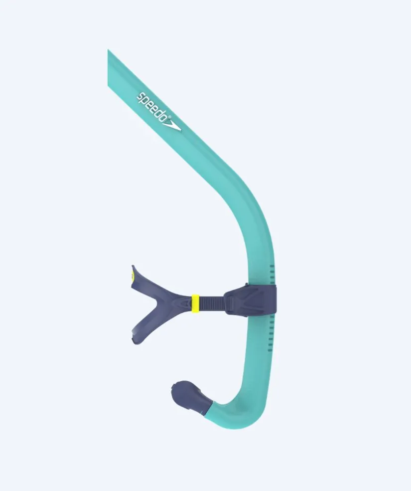 Clearance Speedo centersnorkel - Bullet Head - Turkis/mørkeblå