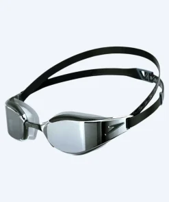Outlet Speedo Elite svømmebriller - Fastskin Hyper Elite Mirror - Sort/grå
