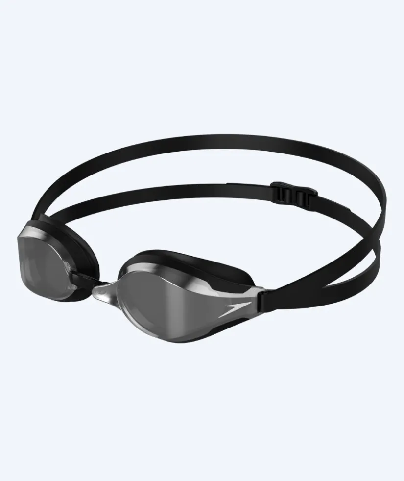 Clearance Speedo Elite svømmebriller - Fastskin Speedsocket 2 Mirror - Sort/sølv