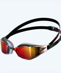 Clearance Speedo Elite svømmebriller - Fastskin Hyper Elite Mirror - Sort/guld