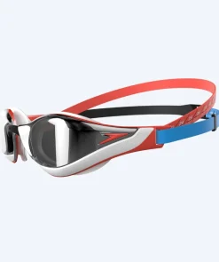 Outlet Speedo Elite svømmebriller - Fastskin Pure Focus Mirror - Rød/sort