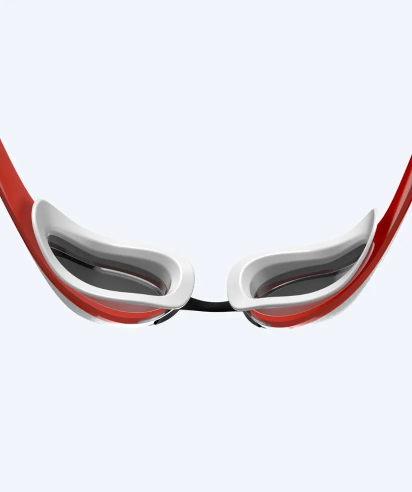 Outlet Speedo Elite svømmebriller - Fastskin Pure Focus Mirror - Rød/sort