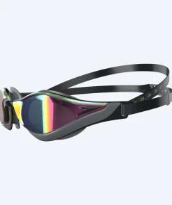 Speedo Elite svømmebriller - Fastskin Pure Focus Mirror - Grå/guld (Mirror linse)