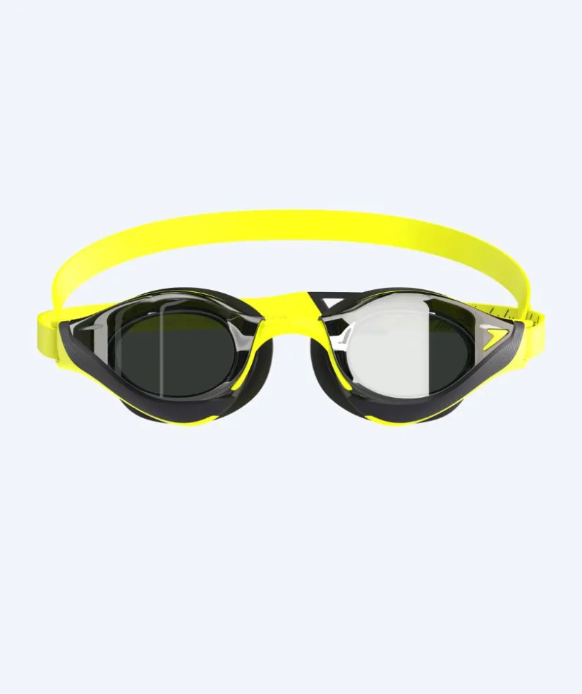 Hot Speedo Elite svømmebriller - Fastskin Pure Focus Mirror - Gul/sort