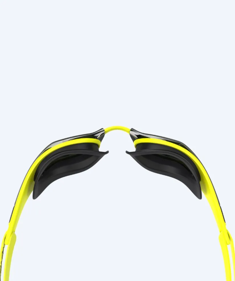 Hot Speedo Elite svømmebriller - Fastskin Pure Focus Mirror - Gul/sort