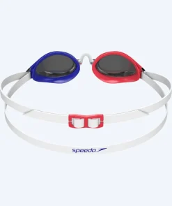 Best Speedo Elite svømmebriller - Fastskin Speedsocket 2 Mirror - Blå/rød