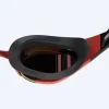 Online Speedo Elite svømmebriller - Fastskin Hyper Elite Mirror - Sort/rød (Guld linse)