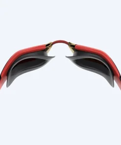 Online Speedo Elite svømmebriller - Fastskin Hyper Elite Mirror - Sort/rød (Guld linse)