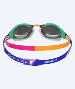 Speedo Elite svømmebriller - Fastskin Hyper Elite Mirror - Grøn/orange