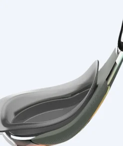 Sale Speedo Elite svømmebriller - Fastskin Hyper Elite Mirror - Sort/grøn (Guld linse)