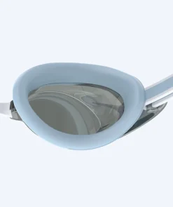 Best Speedo Elite svømmebriller til damer - Vanquisher 3.0 Mirrored - Lyseblå/sølv