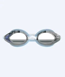 Best Speedo Elite svømmebriller til damer - Vanquisher 3.0 Mirrored - Lyseblå/sølv