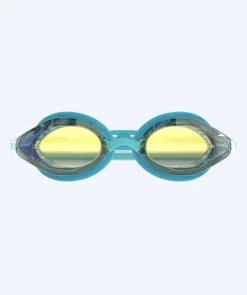 Best Speedo Elite svømmebriller til damer - Vanquisher 3.0 Mirrored - Turkis/guld