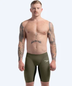New Speedo konkurrence badebukser til mænd - LZR Pure Valor 2.0 - Grøn/sort