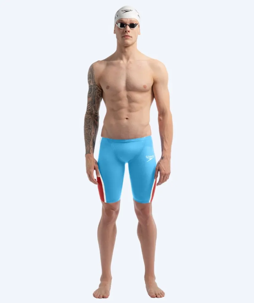 Speedo konkurrence badebukser til mænd - LZR Pure Intent 2.0 - Blå/rød