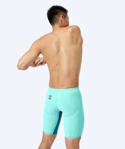 Sale Speedo konkurrence badebukser til mænd - LZR Pure Valor 2.0 - Lyseblå/mørkeblå