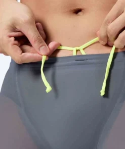 Online Speedo konkurrence badebukser til mænd - LZR Pure Valor 2.0 - Grå/gul