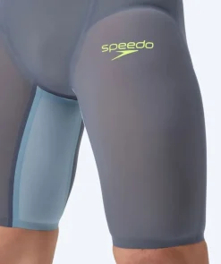 Online Speedo konkurrence badebukser til mænd - LZR Pure Valor 2.0 - Grå/gul