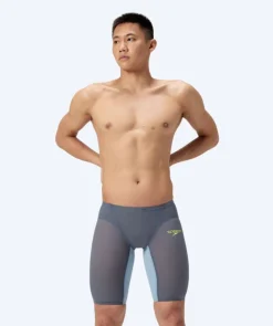 Online Speedo konkurrence badebukser til mænd - LZR Pure Valor 2.0 - Grå/gul