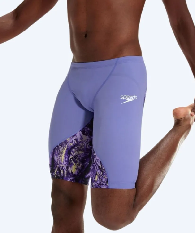 Outlet Speedo konkurrence badebukser til mænd - LZR Ignite - Lilla/gul