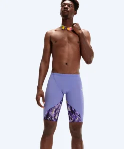 Outlet Speedo konkurrence badebukser til mænd - LZR Ignite - Lilla/gul