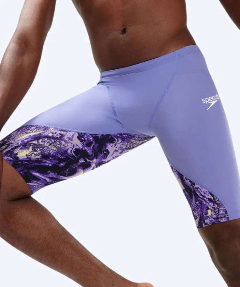 Outlet Speedo konkurrence badebukser til mænd - LZR Ignite - Lilla/gul