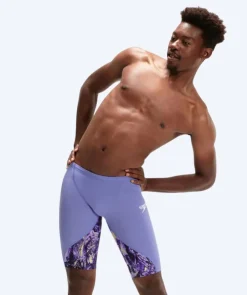 Outlet Speedo konkurrence badebukser til mænd - LZR Ignite - Lilla/gul