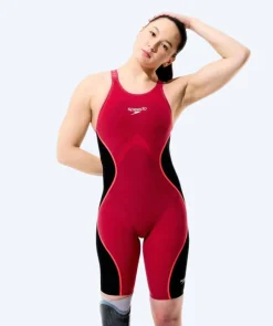 Online Speedo konkurrence badedragt til damer - LZR Pure Intent 2.0 - Mørkerød/sort